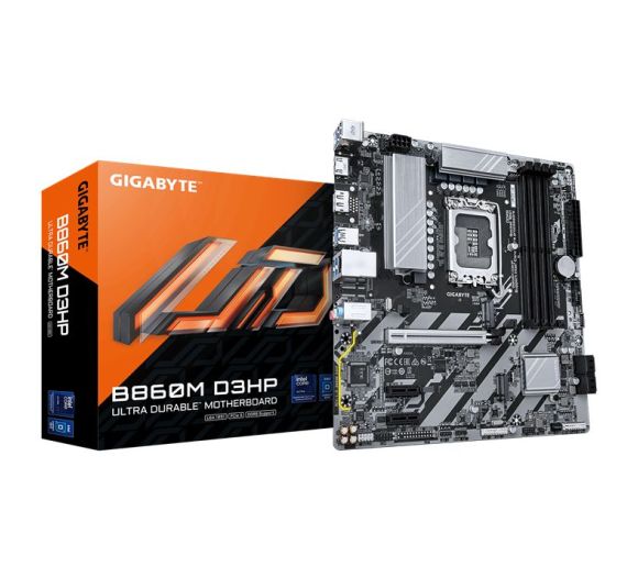 Gigabyte - LGA1851, Intel B860 Express Chipset, 4x DDR5 DIMM, 1x PCIe 5.0 x16, 2x PCIe 3.0, 2x PCIe 4.0 M.2 Slot_0