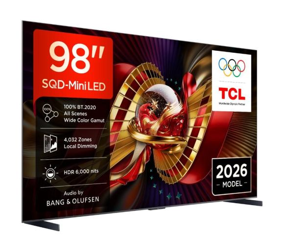TCL - Televizor TCL 98C8L/SQD-MiniLED/98"/4K UHD/144Hz/Google TV/Bang&Olufsen/crna_1