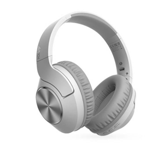 A4 TECH - BH300 2Drumtek Wireless Type-C Charging slušalice sa mikrofonom bele _1