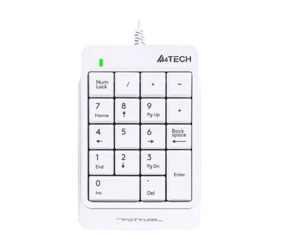 A4 TECH - FK13P FSTYLER Numerička USB bela tastatura _1
