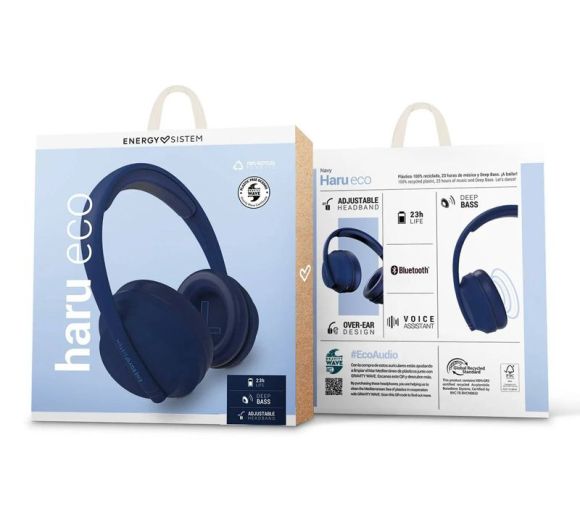 ENERGY SISTEM - Navy Haru ECO Bluetooth slušalice plave _1