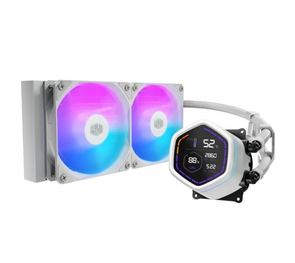 Cooler Master - MasterLiquid Core Nex Digital 240 White ARGB vodeno hlađenje belo (MLX-D24M-A18PW-RD) _0