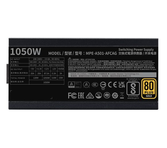 Cooler Master - MWE Gold V2 1050W napajanje (MPE-A501-AFCAG-3EEU) 5Y _2
