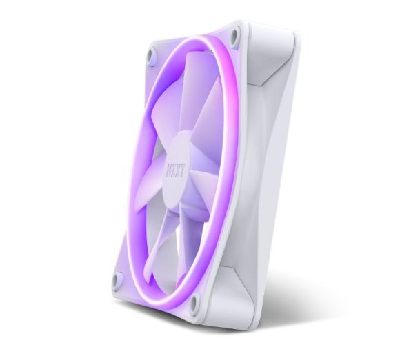 NZXT - F120RGB 120mm ventilator beli (RF-R12SF-W1) _2