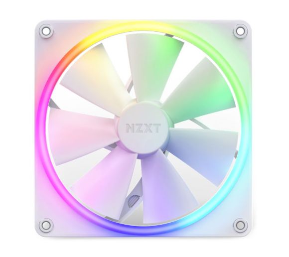 NZXT - F140 RGB 140mm ventilator beli (RF-R14SF-W1) _1