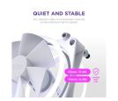 NZXT - F140RGB Core 140mm ventilator beli (RF-D14SF-W1) _small_3