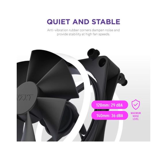 NZXT - F140RGB Core 140mm ventilator crni (RF-D14SF-B1) _6