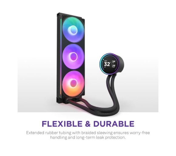 NZXT - Kraken Elite 420 RGB V2 vodeno hlađenje crno (RL-KR42E-B2) _2