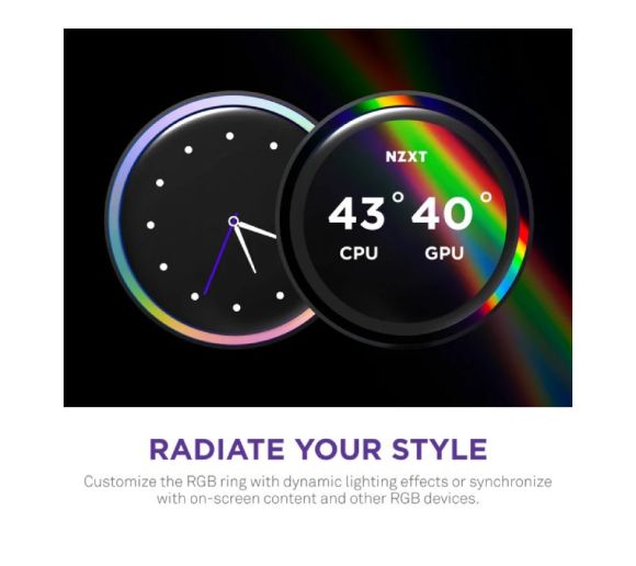 NZXT - Kraken Elite 420 RGB V2 vodeno hlađenje crno (RL-KR42E-B2) _4