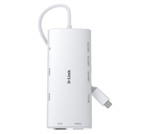 D-Link - D-link 10-in-1 USB-C Docking Station DUP-A01_0