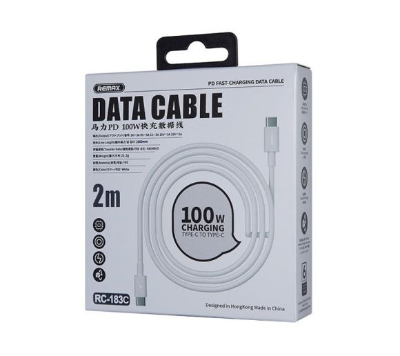 DATA kabl Marlik TIP C na TIP C RC-183c 100W, 2m beli _1