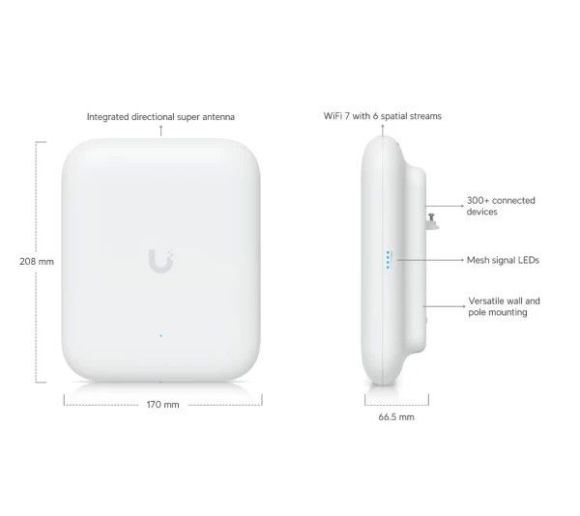 Ubiquiti - Access Point Ubiquiti U7-PRO-OUTDOOR WiFi7 Outdoor/2.5G/PoE+_1