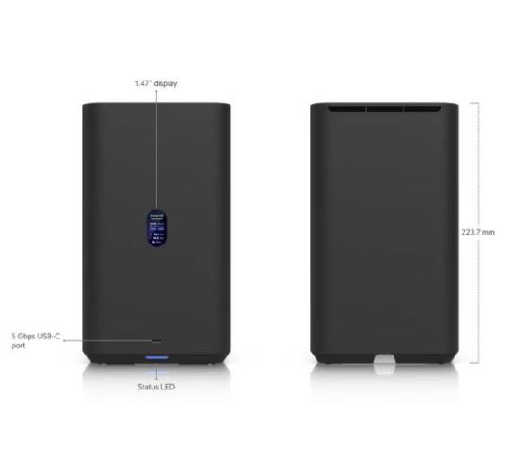 Ubiquiti - HDD NAS Storage Ubiquiti UniFi UNAS 2-Bay Black_2