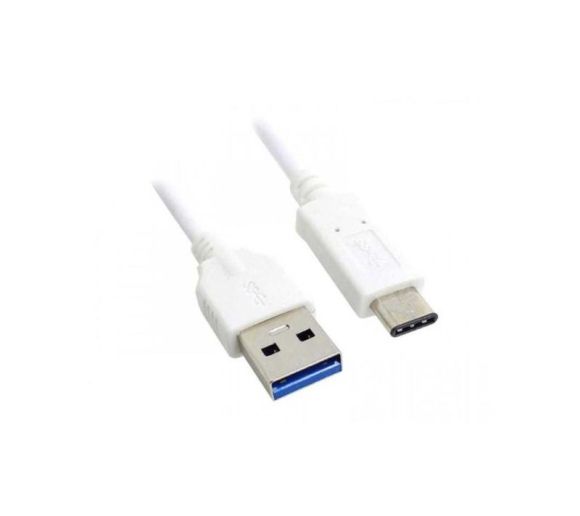 E-GREEN - Kabl 3.0 USB A - USB 3.1 tip C M/M 1m, za Superbrzo punjenje, 120W, 20V, 6A, beli _0