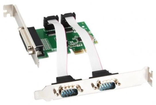 E-GREEN - E-Green PCI Express kontroler 2-port Serial + 1-port Parallel_0