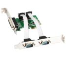 E-GREEN - E-Green PCI Express kontroler 2-port Serial + 1-port Parallel_small_0