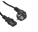 E-GREEN - Kabl naponski za računar crni Premium 1.8m, 3x1mm _small_0