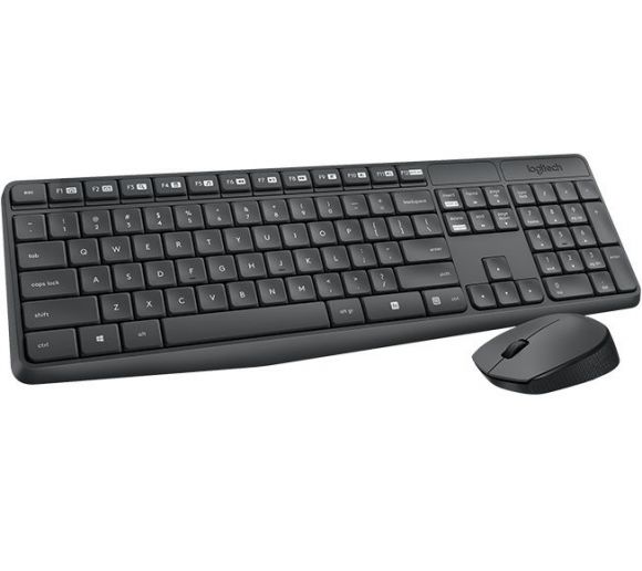 Logitech - Logitech MK235 Wireless Desktop USB Gray US_0