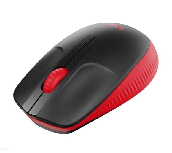 Logitech - Logitech M190 Full Size Wireless Mouse Red_0