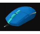 Logitech - Logitech G102 Lightsync Gaming Wired Mouse, Blue USB_small_0