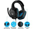 Logitech - Slušalice žične gaming Logitech G432 7.1 crno/plave 981-000770_small_1