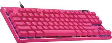 Logitech - Tastatura žična gaming Logitech PRO X TKL RAPID roze 920-013253_0