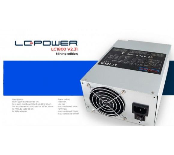 LC-POWER - Napajanje 1800W LC1800 ATX V2.31 Mining Edition_0