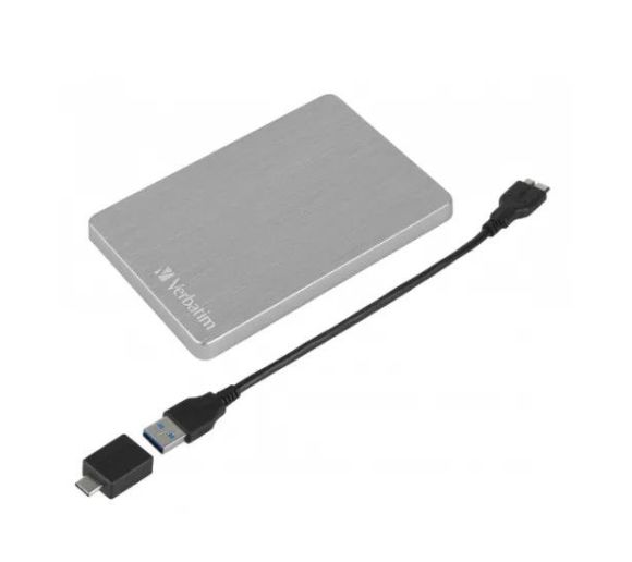Verbatim - HDD E2.5" Verbatim 1TB USB 3.2 Store'n'Go 53663, Silver_1