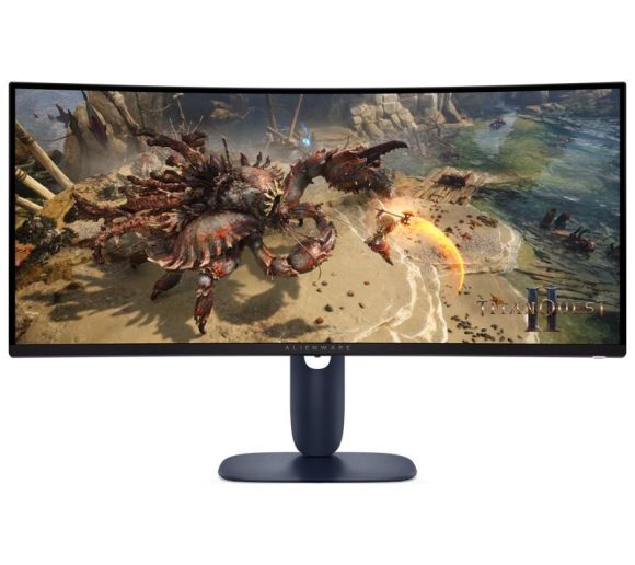 DELL - 34 inch AW3425DWM 180Hz WQHD FreeSync Alienware Gaming zakrivljeni monitor bulk _0