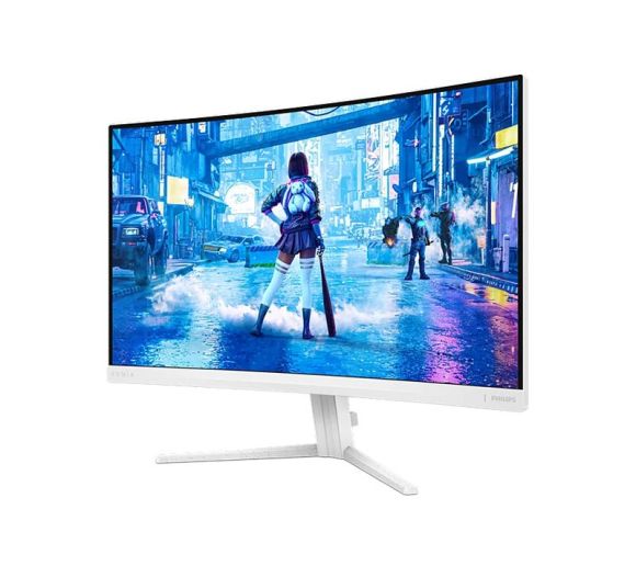 Philips - 27 inča Evnia 27M2C5201L/00 FHD 1920x1080 Fast VA 180Hz Ambiglow zakrivljeni Gaming monitor beli _0