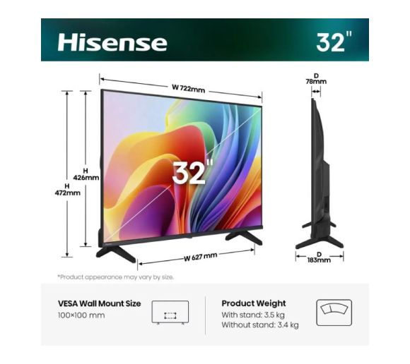 HISENSE - 32 inča 32A4S LED HD Smart TV _5