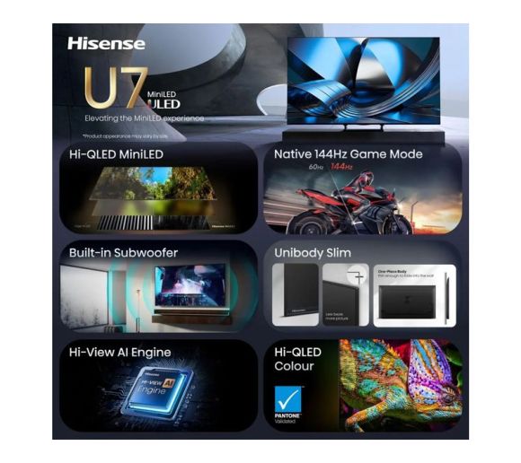 HISENSE - 55 inča 55U7SE ULED MiniLED 4K UHD Smart TV _2