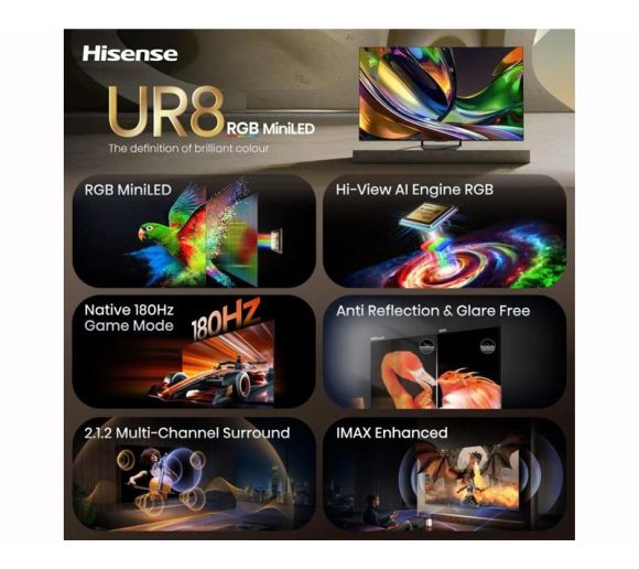 HISENSE - 65 inča 65UR8S RGB Mini-LED 4K UHD Smart TV _8