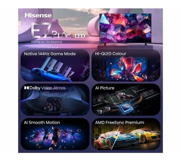 HISENSE - 75 inča 75E7S PRO Hi-QLED 4K UHD Smart TV _6