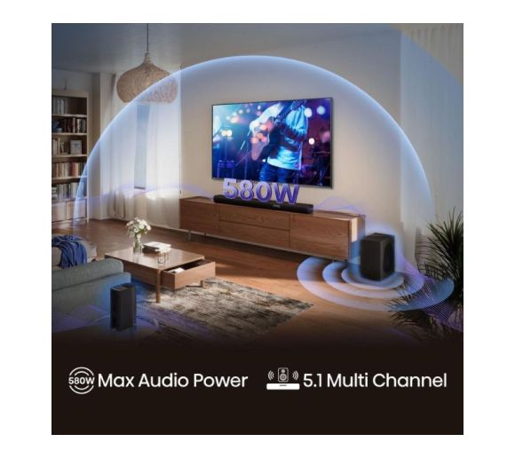 HISENSE - AX5100Q Dolby Atmos soundbar sa bežičnim subwooferom crni _1