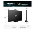 HISENSE - 75 inča 75U8Q Mini-LED 4K UHD Smart TV _small_4