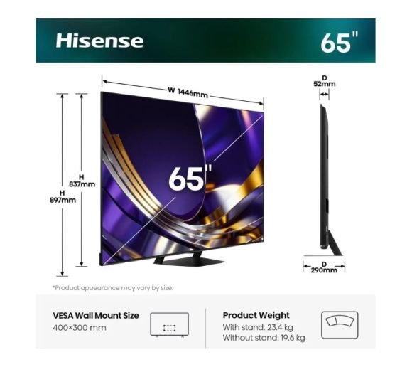 HISENSE - 65 inča 65U7S PRO ULED MiniLED 4K UHD Smart TV _6