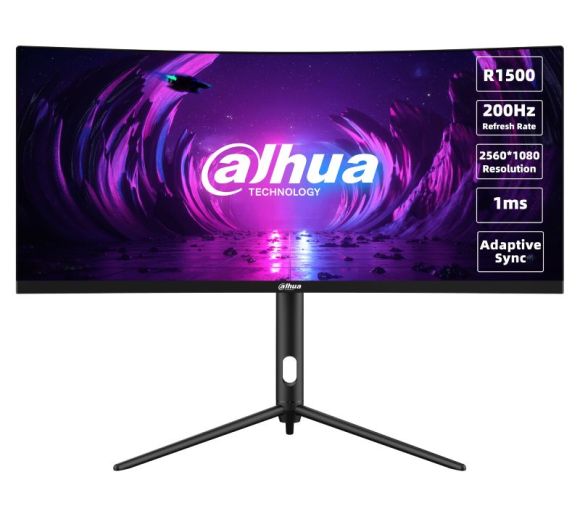 Dahua - 30 inča LM30-E330CA WFHD 2560x1080 VA 200 Hz zakrivljeni gaming monitor _0