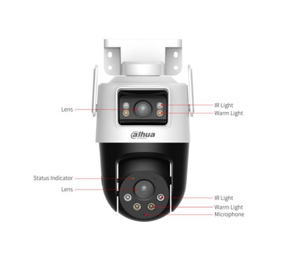 Dahua - P3D-3F-PV 3+3MP Outdoor Wi-Fi Dual-Lens Pan & Tilt kamera _1