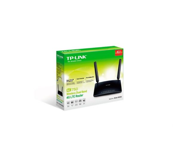 TP-Link - Bežicni ruter TP-LINK ARCHER MR200 Wi-Fi/AC750/433Mbps/300Mbps/4G LTE/SIM/1xWAN 3xLAN/2 antene_0