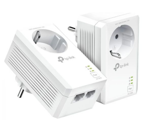 TP-Link - Powerline adapter TP-LINK TL-PA7027P KIT AV1000/1000Mbps/Homeplug AV/2x RJ-45/uticnica/300m_0