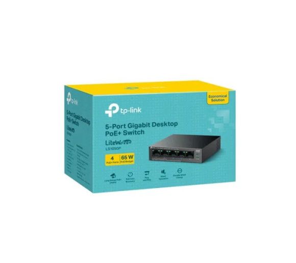 TP-Link - LAN Switch TP-Link LS105GP 5x1G/4PoE/65W_3