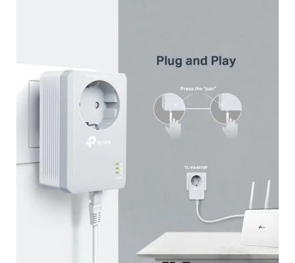 TP-Link - LAN Powerline Adapter TP-LINK TL-PA4010P KIT_2