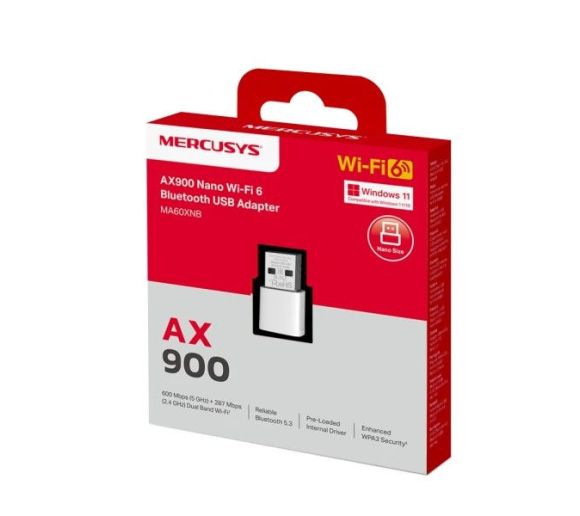 Mercusys - LAN MK Mercusys MA60XNB USB WiFi6 BT AX900 Nano_1