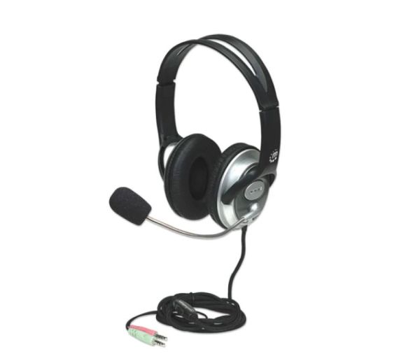 Manhattan - Slušalice sa mikrofonom Manhattan Classic 175555, black_0