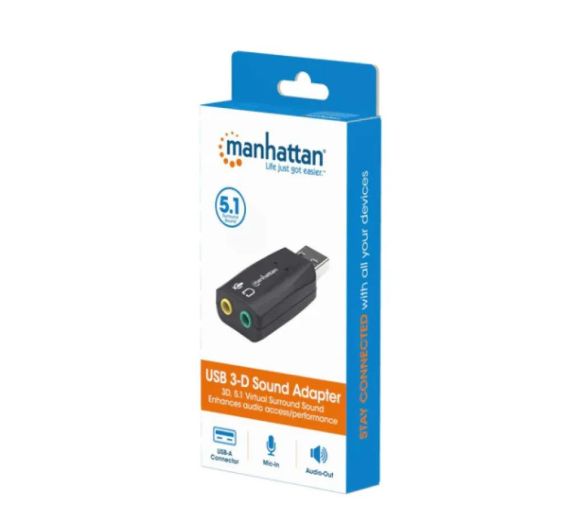 Manhattan - USB zvučna kartica Manhattan 150859 USB-A/M - 2x3.5mm_3