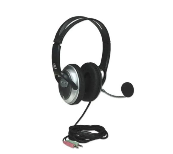 Manhattan - Slušalice sa mikrofonom Manhattan Classic 175555, black_1