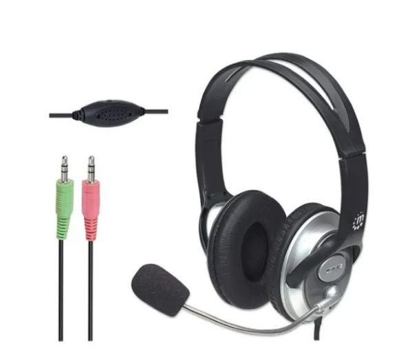 Manhattan - Slušalice sa mikrofonom Manhattan Classic 175555, black_4