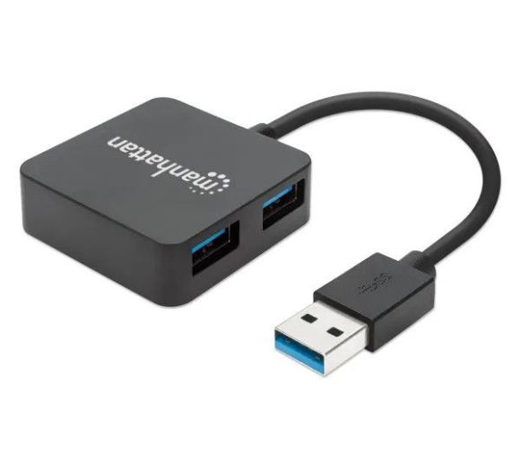 Manhattan - USB HUB 4port Manhattan 162296 3.2 G1/5Gbps/Crni_0