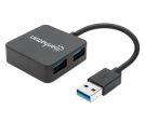 Manhattan - USB HUB 4port Manhattan 162296 3.2 G1/5Gbps/Crni_small_0